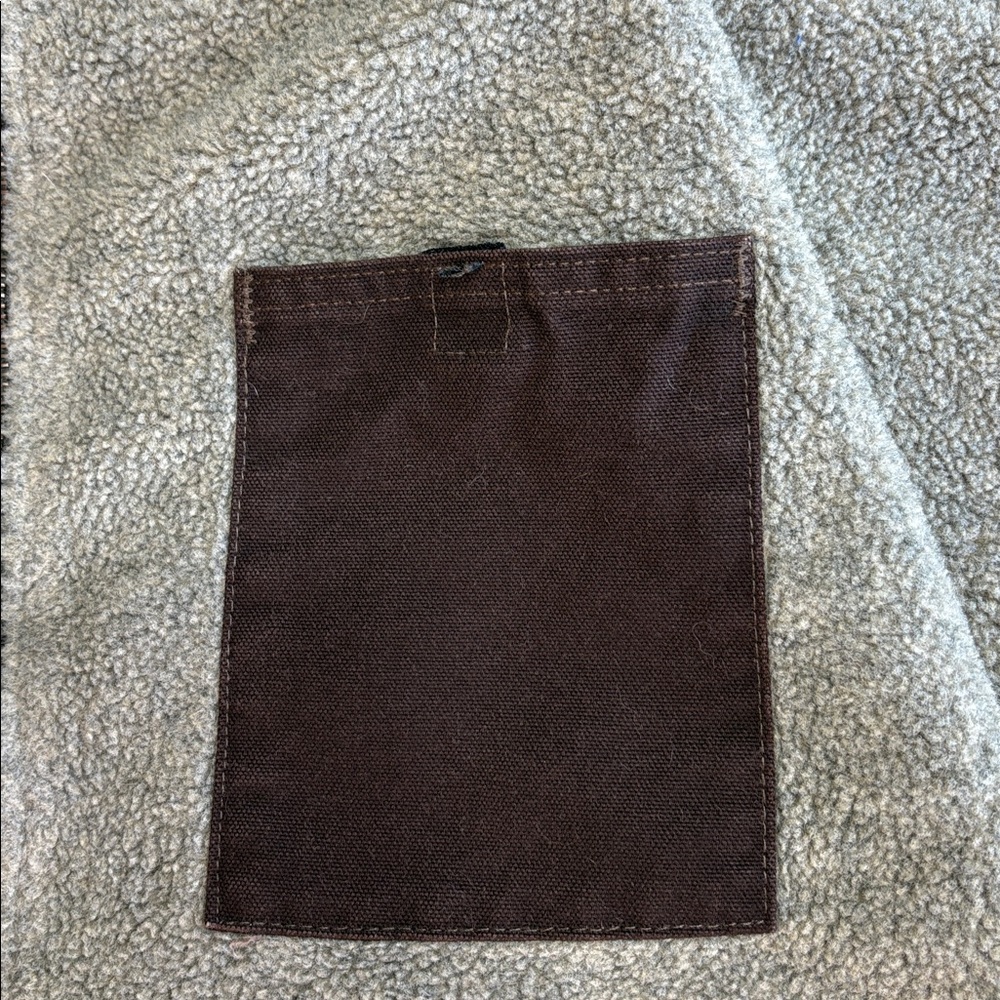 EUC Carhartt Washed Duck Sherpa-Lined Mock-Neck Relaxed-Fit Vest- Women’s Large - Picture 8 of 12
